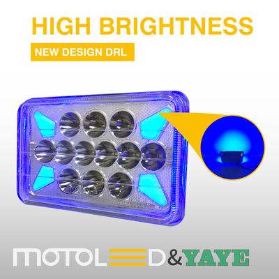 575*350*295 mm YAYE CG125 DC12V Motorcycle LED Headlight Bulb with DRL / Turn Signal