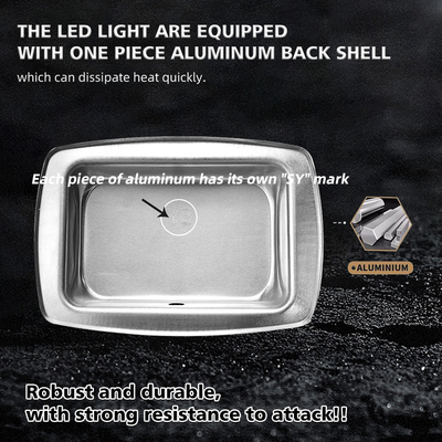 IP67 Yellow White High Beam White Low Beam DRL Motorcycle LED Headlight Semi-assembly