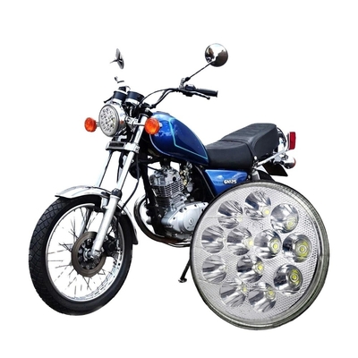 5-3/4 5.75 Inch GN125 12 LED YAYE Motorcycle Headlight with High Low Beam and DRL Function