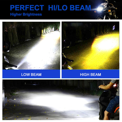 8-80V H4 HS1 BA20D H6 P15D H6M Motorcycle Headlight Led Bulb 12W 1200LM