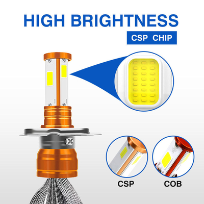 4500LM 6000LM 8000LM H7 Motorcycle Headlight Bulb Ba20D P15D 45W