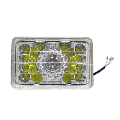 High Power Limit Lumen 18 Beads Motorcycle LED Square Headlight