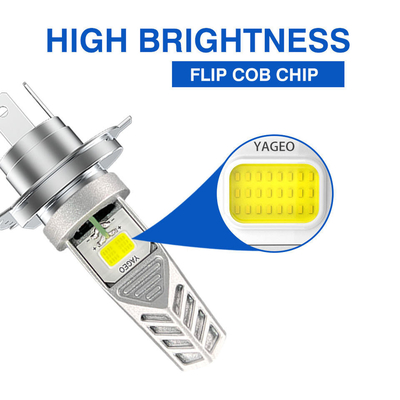 1000lm Motorcycle Headlight Lamp H4 HS1 BA20D H6 P15D Led Headlight Bulb