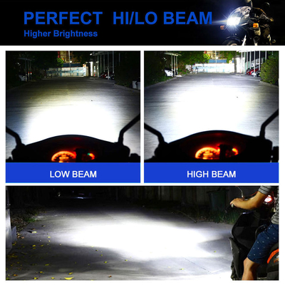 1000lm Motorcycle Headlight Lamp H4 HS1 BA20D H6 P15D Led Headlight Bulb