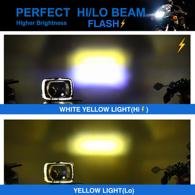 Gold M1-YY Motoled Light Lens Super Bright Motorcycle Headlight