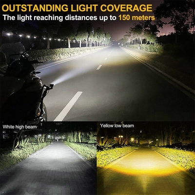 3570 LED Motorcycle Fog Light 40W 20*2 Dual Color Spot Beam Moto Accessories