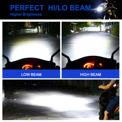 Lumen 1800lm YAYE Motorcycle Headlight Bulb 2 Side Emitting CSP AC/DC8-80V H4 HS1 BA20D H6 H6M P15D