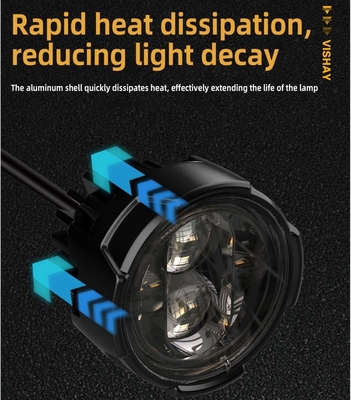 Upgrade Your Ride with Universal Motorcycle Headlight Featuring US C R E E Lamp Bead