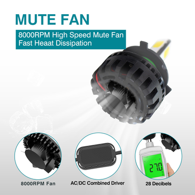 4 Side Emitting Design H4 LED Motorcycle Headlight Simple Installation Waterproof