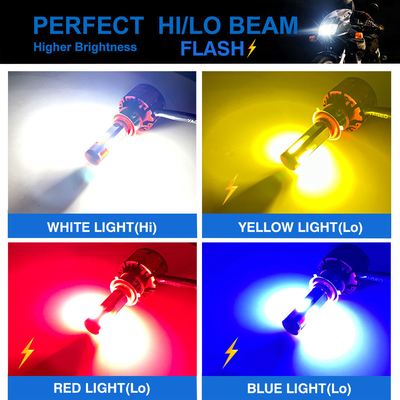 Motorcycle Lighting System LED Headlight Bulb with Simple Installation 100% Plug Play