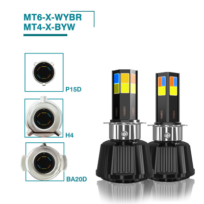 YAYE AC/DC8-80V 8V 12V 24V P15D H4 Ba20D HS1 H6 H6M LED Motorcycle Headlight Bulb