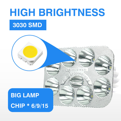 Universal Motorcycle Built-in LED Headlight DC12V 45W 4500LM Durable Construction