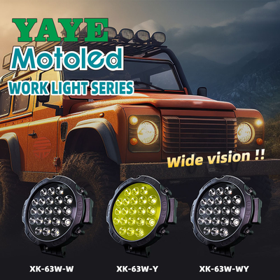 Universal 13Inch Car LED Work Light 61W 6300LM AC DC 8-100V for Offroad UTV ATV Truck