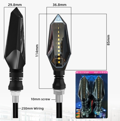 YAYE Dynamic Turn Signal LED Light Flowing Water Blinker 6500k Temperature Normal Light