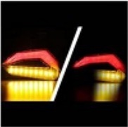 YAYE Motorcycle 2385 Water Flow Lamp Beads LED Turn Signal Warning Light ABS Material