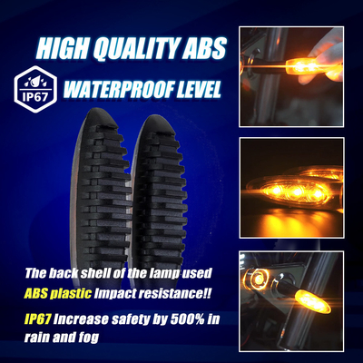 Motorcycle Turn Signal Lights Classic Amber DC12V High Brightness For YYZXD-53 Model