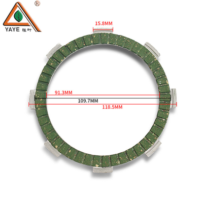 Black Brown CG125 Clutch Plates Moto Spare Parts Fiber Motorcycle Clutch Plates