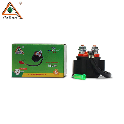 150A 12V 24V Motorcycle Start Relay HONDA CG250 Starting Relay Black Rated Current