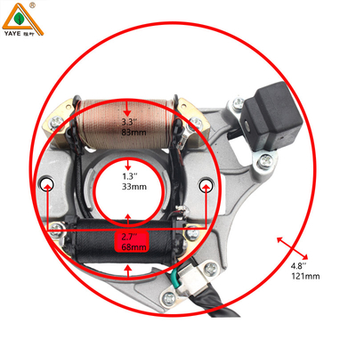 YAYE Magneto generator stator coil DY100 for Motorcycle off-road Aluminum alloy and copper wire  Generator ignition coil