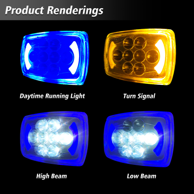 CD70 CJ125 Motorcycle LED Headlight with DRL and Turn Signal