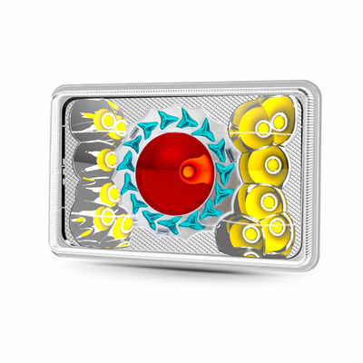 YAYE 6 Inch High Thermal Conductivity Aluminum CG125 LED Headlight with 1 Year Warranty and Red DRL