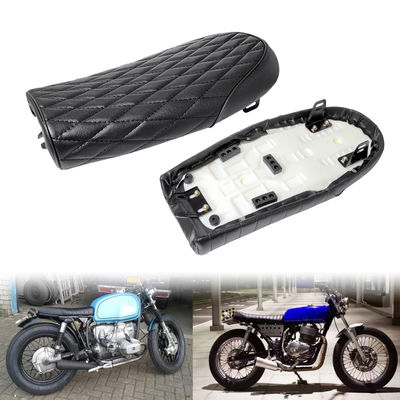 Motorcycle Cafe Motorcycle Seat Vintage Replacement Hump Saddle Seat Bag Suitable Hump Cushion for Yamaha Kawasaki Honda Cg125