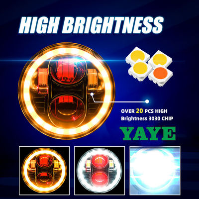 YAYE 5.75 Inch Car Projector Headlight 8V 12V 24V 24V 80V 36W 3800LM for Auto Motorcycle Truck UTV ATV Offroad