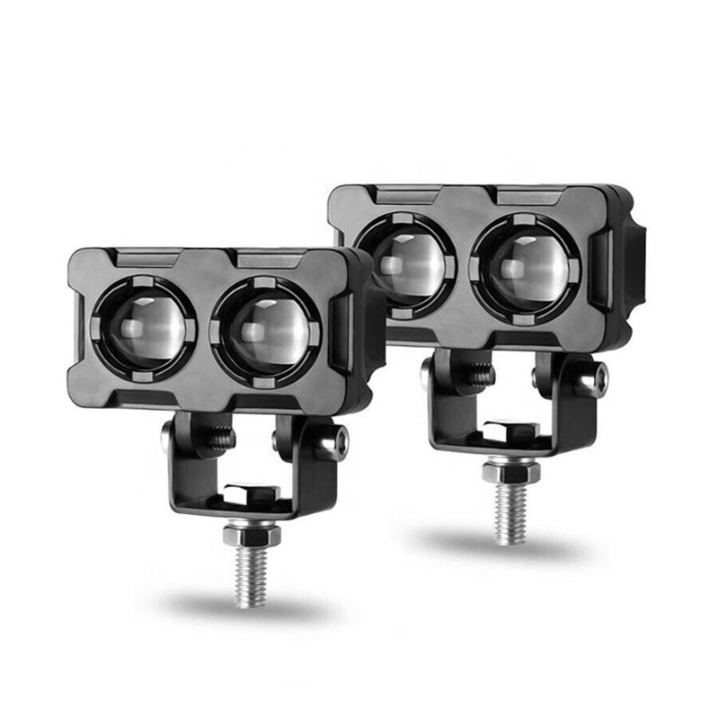 3570 LED Motorcycle Fog Light 40W 20*2 Dual Color Spot Beam Moto Accessories