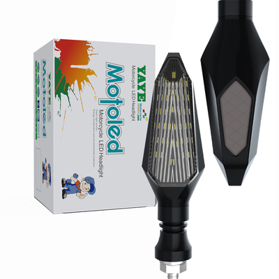 DC12V ولتاژ ضد آب موتورسیکلت LED چراغ سیگنال چرخش 2PCS در عرض 120mm * 30mm