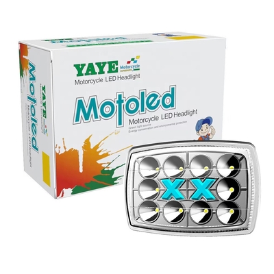 چراغ جلوی LED موتورسیکلت YAYE CD70 12V با نور روز (DRL) نور بالا و پایین