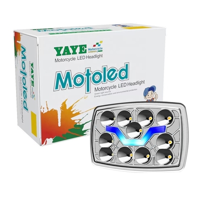 YAYE CD70 CG125 چراغ جلو LED 12 ولت 70 سی سی با DRL و نشانگر چرخش