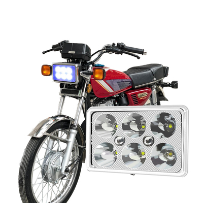 چراغ جلوی LED YAYE CG125 با 6 چیپ، DC12V، سفید آبی، چراغ روز موتورسیکلت